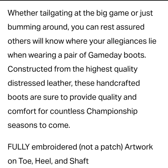 NWT Women's Boise State University 10" Cowboy Boots - Picture 10 of 11